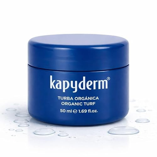 KAPYDERM Mascarilla Orgánica de Turba Profesional para Piel y Cuero Cabelludo, Ayuda a Purificar y Revitalizar, Ideal para Exfoliación Suave y Equilibrar el Exceso de Grasa, 50 ml