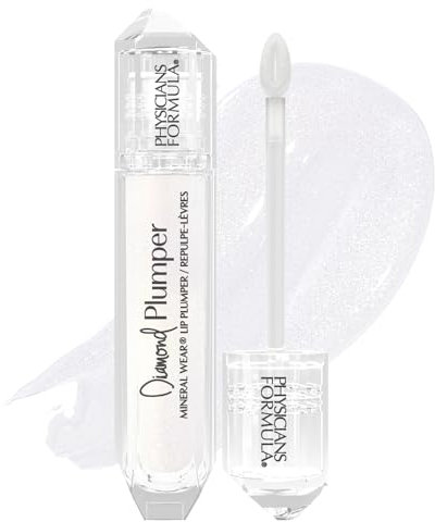 Physicians Formula, Diamond Plumper, Lip Plumper mit feuchtigkeitsspendender, nährender und aufpolsternder Formel, Lip Gloss mit Diamantstaub für einen edelsteinähnlichen Glanz, Diamond Marquise