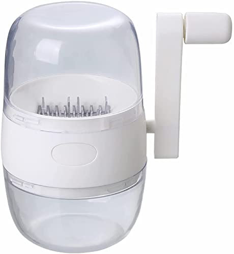 LATRAT Mulino manuale per noci con manovella a mano, ideale per tritare mandorle, nocciole, arachidi, nocciole e altri tipi di noci