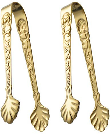 Operitacx 2pièces Pince à Glace Acier Avec Ustensile De Cuisine Pratique Et Élégant Pour Buffet Et Service