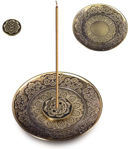 Räucherstäbchen Halter, Lotus Räucherstäbchenhalter,Incense Holder,Lotus Censer Stick Incense Holder,Messing Lotus Halter Für Heimdekoration, Yoga, Teehaus, Meditation
