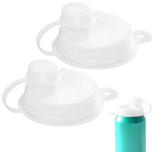 KIPTVO 2PCS Can Lids for Fizzy Drinks, Cup Covers for Drinks, Soda Saver Cover, Soda Saver Caps, Soda Can Lids, Drink Protector Cover, Reusable Drink Covers Anti Spike, for Tea Beer Wine Glass