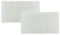 vhbw 2x Pollenfilter Ersatz für Miele TF-HG4, 6202520 für Wäschetrockner