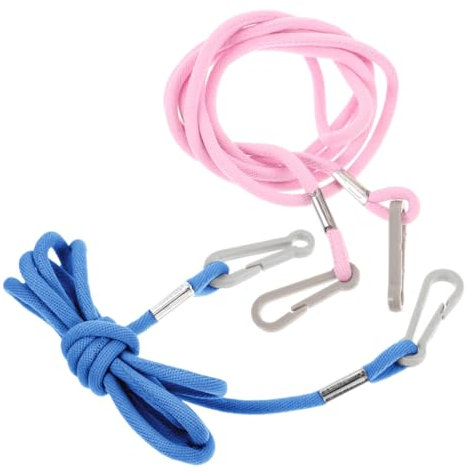 Toddmomy 2stücke Elastische Handschuh-Clips Junge Mädchen Verstellbar Winter Handschuhhalter Mit Robustem Anti-Verlust Band Blau Für Kleinkinder Und Mädchen