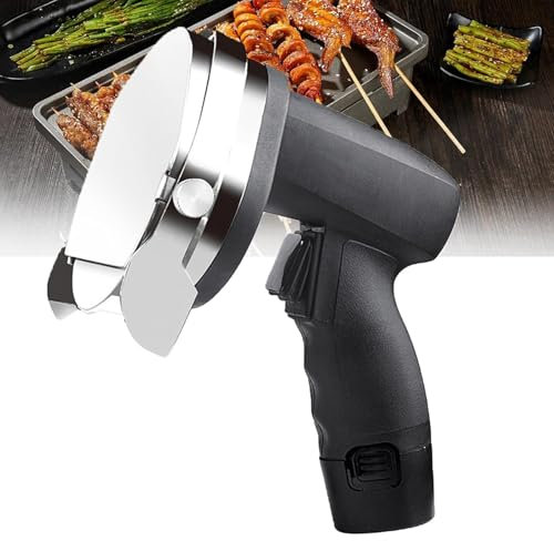 CHANGLKJ Cuchillo Comercial para Doner Kebab, Cortadora Eléctrica De Carne para Kebab, Grosor De Corte Ajustable De 0 a 8 Mm, Rendimiento De 60 Kg/h Y Efecto Uniforme, Larga Vida Útil, para Barbacoas