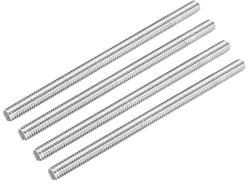 QUARKZMAN 4Pz Barra Filettata 5/16-18 UNC Passo Barre Filettate in Acciaio Inox 304 Destrorse Perni Barra Completamente Filettati Aste,100mm