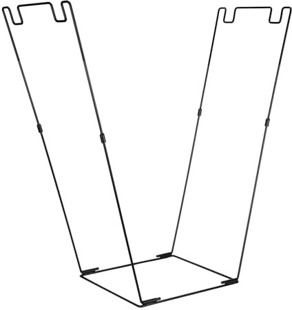 Trash Bag Holder Stand - Iron Garden Waste Organizer, Yard Cleanup Frame | Outdoor Refuse Support, Foldable Steel Rack Structure, Heavy Duty Metal Construction Garden Use During Weeding Or Raking