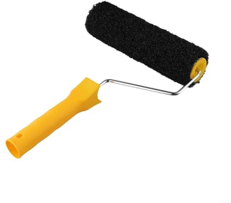 Honseadek Pennello a rullo multifunzione da 24 cm, per finiture strutturate e applicazione di stucco, strumento riutilizzabile per rivestimento murale in acciaio inossidabile