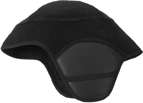 BESTonZON Bonnet sous Casque Cyclisme Thermique avec Protection Oreilles Renforcée Doublure Hiver Épaisse pour Homme et Femme Cagoule Intégrée Compatible Casque Vélo et Moto