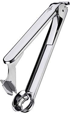 Küchenprofi Pflaumen-Entsteiner | 18/8 Edelstahl rostfrei | 18 cm | extra geschärfte Klinge | Platzsparend aufzubewahren | zerdrückt die Frucht nicht | Entkerner Pflaumen | Zwetschgen Entkerner