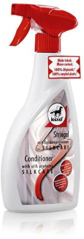 Leovet Mähnenstriegel | 550 ml | Pflegeprodukt für Mähne und Schweif bei Pferden | Für seidigen Glanz und Haarfülle | Mit Zedernholzöl für Schutz vor Staub und Insekten