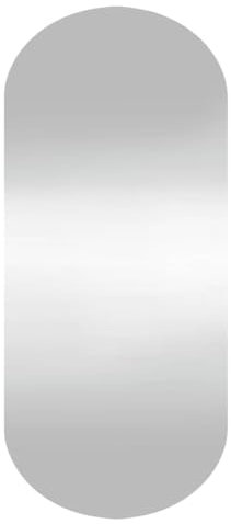 vidaXL Espejo de Pared Vidrio Ovalado 35x80 cm