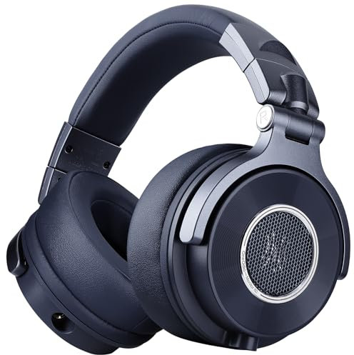 OneOdio Monitor 60 - Auriculares Profesionales de Estudio, Cascos Hi-Res con 50mm Controladores, Audífonos Cerrados con Cable Desmontable (3,5 mm / 6,35 mm) para DJ, Podcast, Grabación, Móvil, PC