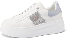 QUEEN HELENA Baskets Platform Baskets avec strass pour femme X32-9