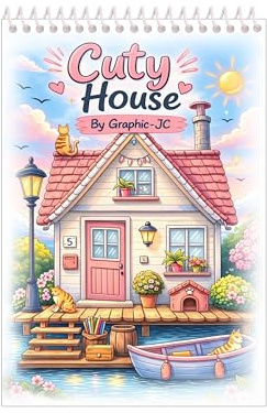 Coloriages maisons - Kawai - Colo Anti stress - Coloriages Feutres alcool - Papier très épais 300g/m2