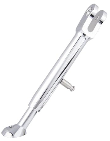 Motorcykel justerbar fot för Yamaha FZ07 MT07 2013-2020 Expander för motorcykelställ | Stödtillbehör,Side Kick Stand Kickstand(Chrome)