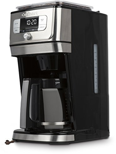 Cuisinart DGB-800C Fully Automatic 12-Cup Burr Grind & BrewTM Coffeemaker, Black/Silver, 1 Count, Silver