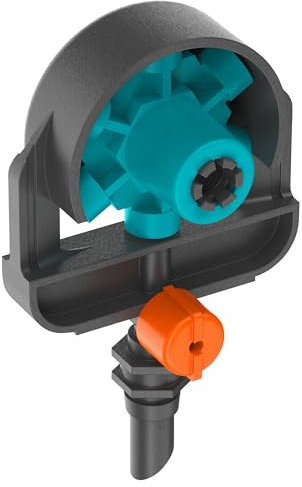 Gardena Micro-Drip-System Microspruzzo a 6 settori regolabili: per impostare 6 getti diversi, portata del getto regolabile, 2 pz (13324-20)