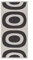 Marimekko Melooni Frottee-Badetuch (Anthrazit) – Natürliche Formen gemusterte Badetücher – 149,9 x 71,1 cm