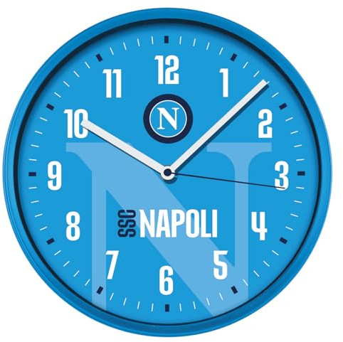 Lowell Orologio da Parete Napoli, 30cm, Originale, Ufficiale, SSC