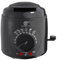 SUPERLEX 1L Fritteuse mit Thermostat (0-190°C), Sichtfenster & Filter, Antihaft-Beschichtung, Chromkorb - 950W, Plastikgehäuse, Kompakt für Haushalt