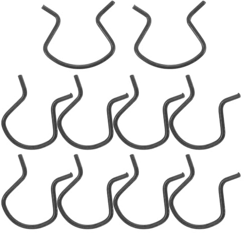 MUELODSIC 10 Clips MéTalliques De Retenue Pour PoignéE De Manivelle FenêTre Voiture Fixation Universelle Facile À Installer Accessoire Pratique Pour LevéE De Vitre