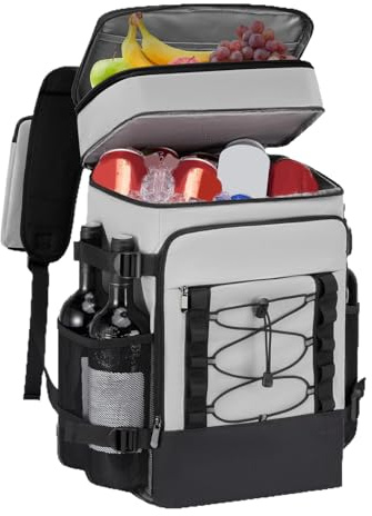 Mochila de refrigeración, bolsa térmica a prueba de fugas, mochilas aisladas, bolsa de refrigeración impermeable reutilizable, bolsa de almuerzo suave para picnic, trabajo, escuela