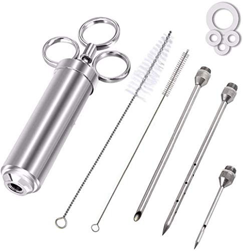 Seringue À Viande Seringue Volaille Marinade Saveur Seringue Assaisonnement À Viande Seringue Grill Kit Cuisine Outil 3 Broches