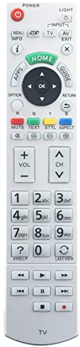 VINABTY N2QAYB000928 Fernbedienung ersetzen Passend für Panasonic LED Plasma TV TX-39ASW754 TX-42ASM651 TX-55AS740E TX-42ASE650 TX-47AS750E TX-55ASM651 TX-42AS750E TX-55ASM655 TX-47ASE650