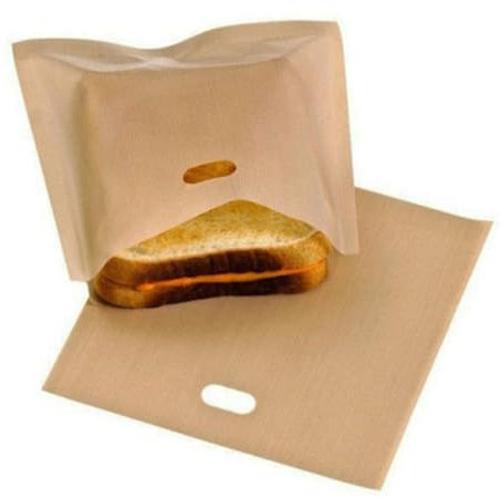 8 Bolsas Reutilizables Antiadherentes para Tostadas de Teflón Aptas para Lavavajillas Lavables para Tostadas Sándwiches Aperitivos Aptas para Microondas y Parrilla