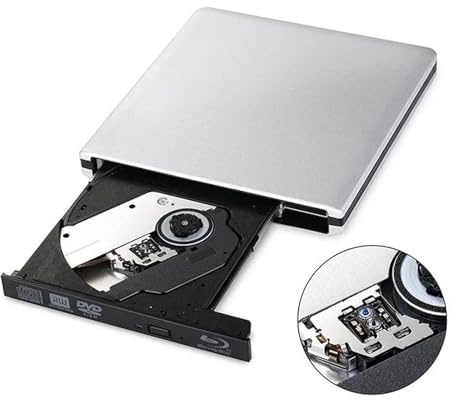 Masterizzatore Blu-Ray USB3.0 esterno, unità DVD ottica ROM, lettore 3D for laptop/desktop