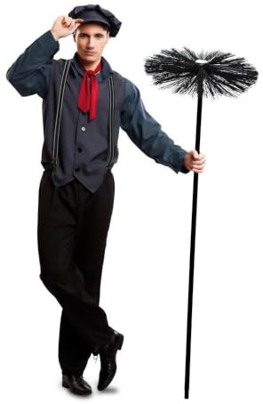 My Other Me - Costume spazzacamino uomo adulto nero taglia M/L