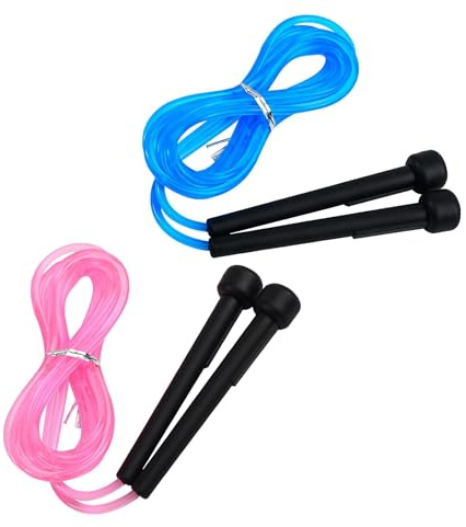 Cuerda de saltar ajustable para adultos y niños, para fitness, crossfit, boxeo y deportes de resistencia, cuerda de alta calidad para deportes y ocio con atractivos colores, ligera y manejable