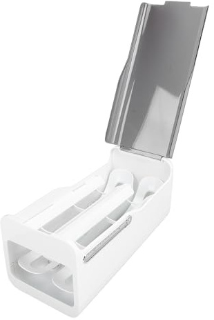 SIXRUN Scatola Portauova per Uso Alimentare per Frigorifero, Portafreschezza, Organizer Salvaspazio per Uova