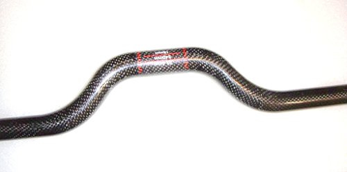 Cykel kolfiber 3k Carbon MTB Flat Styrning Fixie Singlespeed Riser Styrning 25,4 x 500–620 mm Styrning 560mm