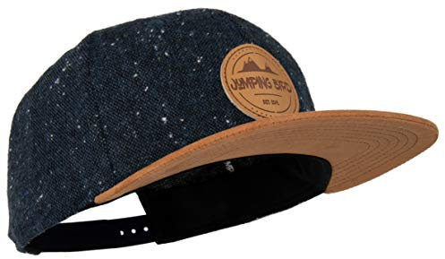Jumping Bird Baseball Cap Unisex Breithorn • Outdoor Snapback Cap • Individuell verstellbar und leicht abwaschbar • Kappe aus Wolle Blau