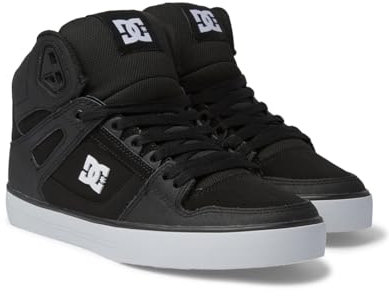 DC Shoes Herren Pure HIGH-TOP WC Schuh, Black/Black/White, 41 EU