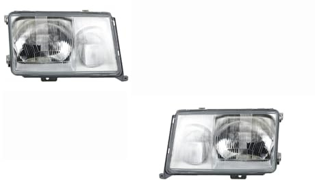 Johns, Faro halógeno HSW apto para Mercedes W124 89-93 H4 H3 juego izquierdo derecho