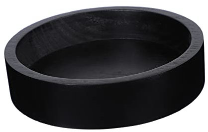 Cabilock 1 Caja Caja De Almacenamiento Redonda Bandejas De Comida De Madera Fuente De Madera para Servir Bandejas De Madera para Aperitivos Bandejas Que No Sirven Tuercas Plato Boda