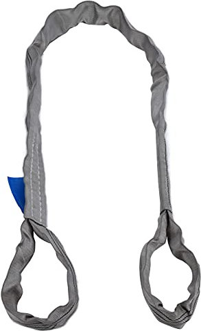 Imbracatura rotonda, imbracatura di sollevamento rotonda 4T doppia fibbia, cinghie flessibili in PES Forniture per gru larghe 85 mm (5m (16.40 feet))