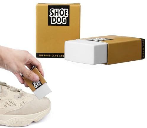 Yuanchu Lot de 2 gommes en daim - Pour cuir nubuck - Blanc - Pour chaussures en cuir et baskets