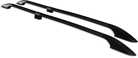 Dachreling Relingträger Alu für Mercedes Vito 1996-2003 Kurzer L1 Alu Schwarz