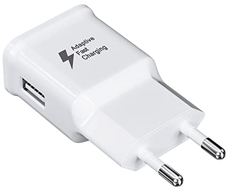Spina di Ricarica USB Compatibile con Samsung S21 S20 S10 S6 S7 S8 S9 / Edge/Plus/Active, A20e, A50, A51, Z Flip3, Z Fold2, Note 5 8, Note 9 10 Quick Charge, Sostituzione Caricatore Rapido Originale
