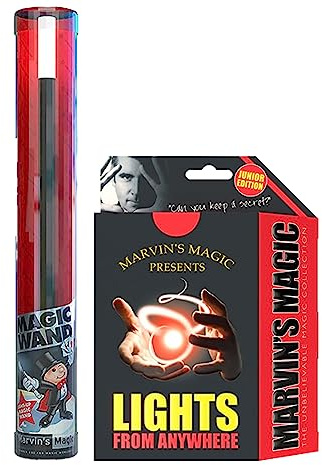 Marvin's Magic - Lights From Anywhere Junior Edition & Light Up Wand - Children's Tricks Set - Amazing Magic Tricks For Kids - Includes Light Props and Instructions