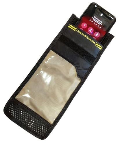 Disklabs PS2 Phone Shield Lab Edition Faraday Bag Signal Blocker With Viewing Window