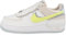 NIKE Damen Air Force 1 Shadow Sneaker, White Lt Lemon Twist Wolf Grey, 42.5 EU