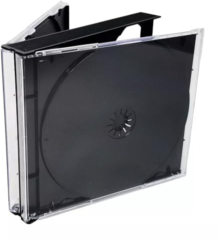 Sleevie Wonder Quad Box CD Jewel Cases (5) Holds 2-4 2CD Double Disc Chubby Fatboy Plastic (+1 Free Dj Sticker)