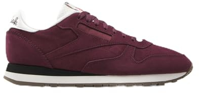 Reebok Baskets Classiques Unisexes en Cuir - Noir Cerise/Craie/Noir - Taille 40 EU, Black Cherry Chalk Black, 40 EU