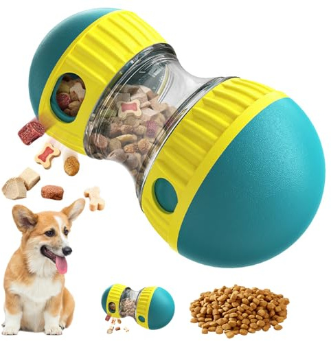 Bcuuozeeing Juguete Intelectual para Perros - Juguete Intelectual para Perros, Juguete Interactivo para Perros, Bola de Alimento para Perros, Alimentador Lento para Perros, Bola de Golosinas para