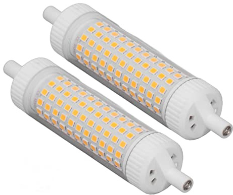 Haofy R7S LED- 15W 154 Lysdioder 118mm Dimbar 1500LM Utan Flimmerteknik R7S 118mm- för Hemsäkerhetsbelysning, Nattreklam, verkstads- och Scenbruk (Varmt ljus)